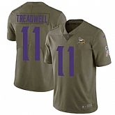 Nike Vikings 11 Laquon Treadwell Olive Salute To Service Limited Jersey Dzhi,baseball caps,new era cap wholesale,wholesale hats